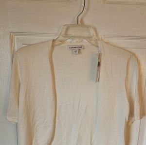 Shrug white cotton Coldwater Creek size small.